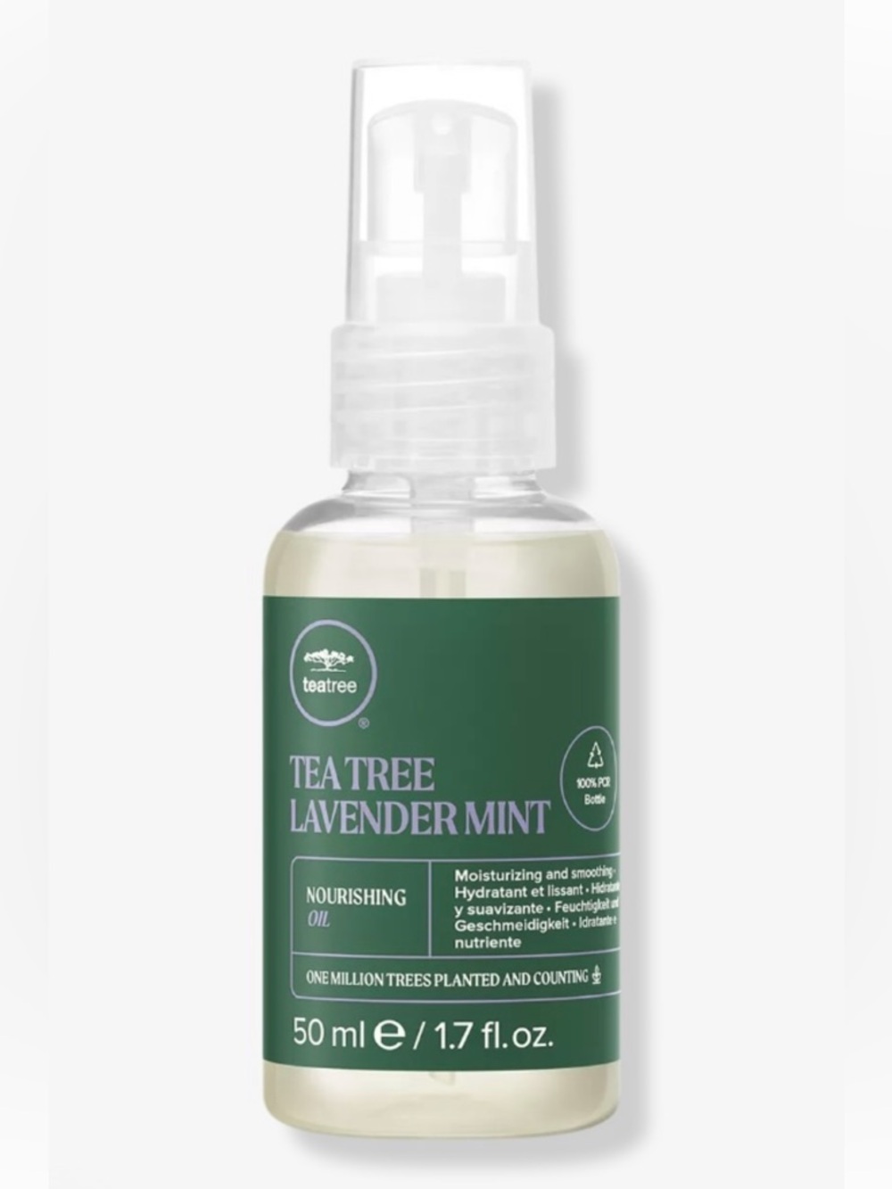Paul Mitchell Tea Tree Lavender Mint Nourishing Oil - Green & White